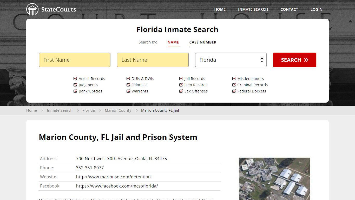 Marion County FL Jail Inmate Records Search, Florida - State Courts