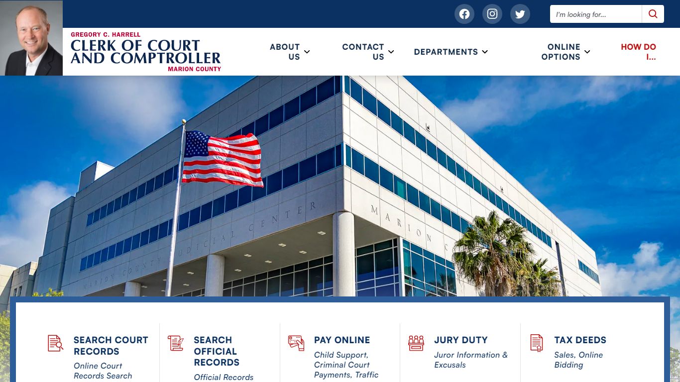 Gregory C. Harrell | Marion County Clerk of Court and Comptroller